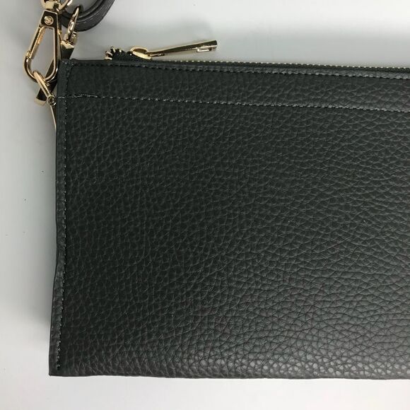 Black Leather Small Bag Clutch - Picture 4 of 5